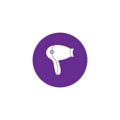 Hair dryer logo