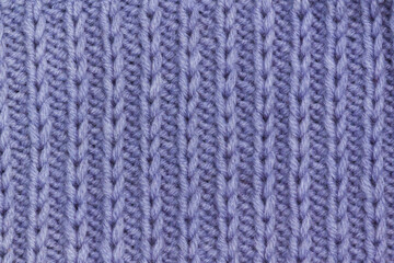 Seampless lilac knitwear fabric texture bacground.