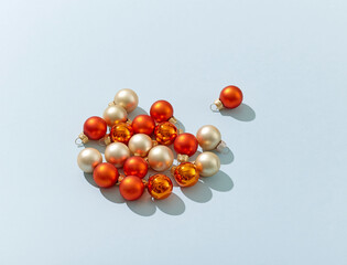 various christmas balls