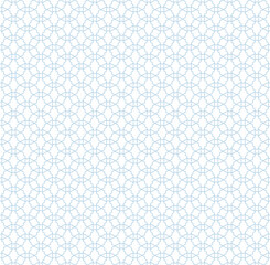 Coloured Round Circle Star Pattern Seamless Repeat Background