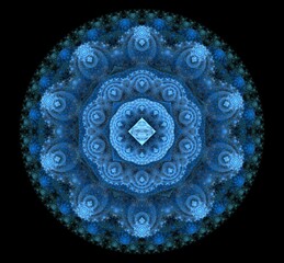 Abstract fractal pattern and shape