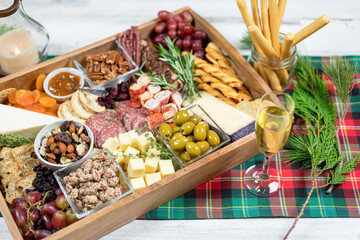 Holiday charcuterie board