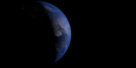 Fototapeta na wymiar The Picture Of Earth Planet 