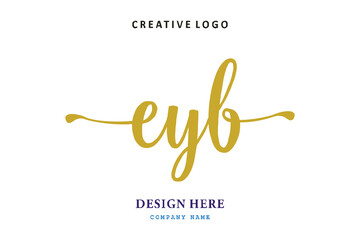 EYB lettering logo is simple, easy to understand and authoritative