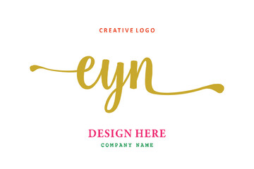 EYN lettering logo is simple, easy to understand and authoritative