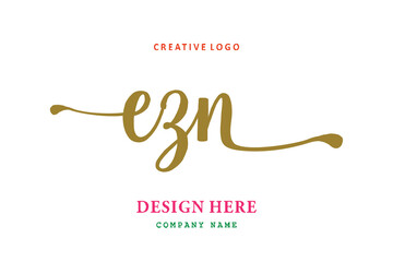 EZN lettering logo is simple, easy to understand and authoritative