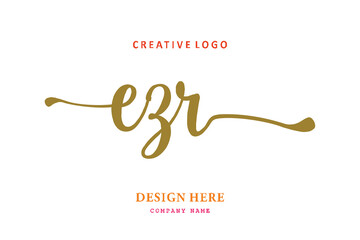 EZR lettering logo is simple, easy to understand and authoritative