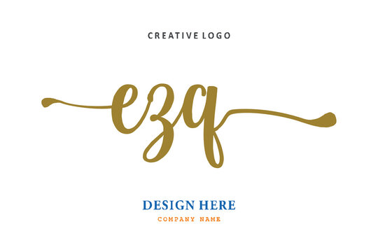 EZQ lettering logo is simple, easy to understand and authoritative