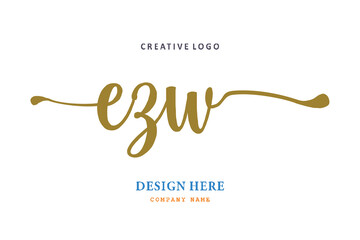 EZW lettering logo is simple, easy to understand and authoritative