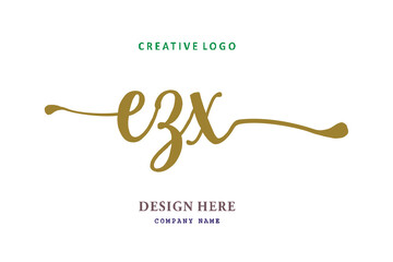 EZX lettering logo is simple, easy to understand and authoritative