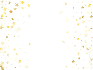 Magic gold sparkle texture vector star background.