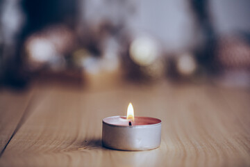 candles. Light. Candle. Christmas bokeh. 