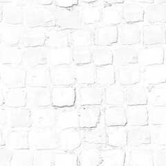 Fototapeta premium 8K cobblestone pavement floor roughness texture, height map or specular for Imperfection map for 3d materials, Black and white texture