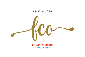FCO lettering logo is simple, easy to understand and authoritative