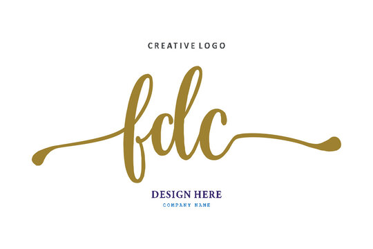 FDC lettering logo is simple, easy to understand and authoritative