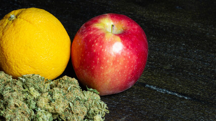 Apple, Orange and Weed
