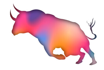 丑　年賀状　干支　背景
