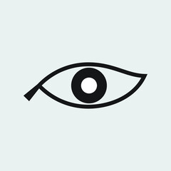 Eye black icon design. vector illustration