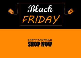 Celebrating and buying Black friday 2020 sales banner and poster concept isolated