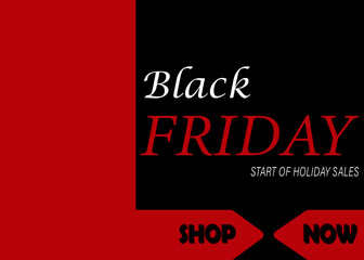 Celebrating and buying Black friday 2020 sales banner and poster concept isolated