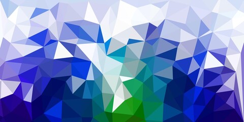 Naklejka premium Dark multicolor vector triangle mosaic wallpaper.