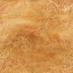 Seamless pattern. Golden yellow smooth autumnal soft fall pattern. High quality illustration. Burnished metal in mustard yellow.