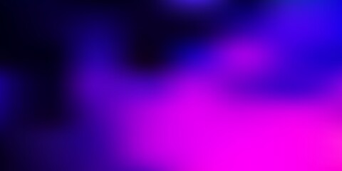 Dark purple vector abstract blur drawing.