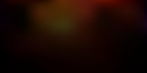 Dark multicolor vector abstract blur drawing.