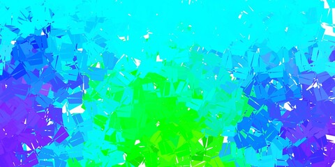 Light multicolor vector abstract triangle pattern.