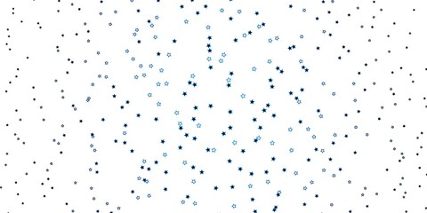 Dark BLUE vector layout with bright stars.