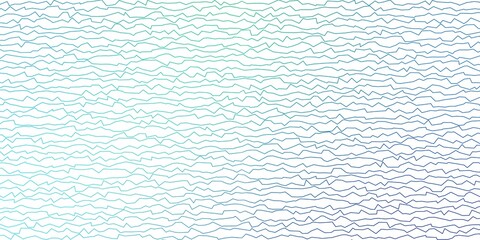 Dark Blue, Green vector pattern with curved lines.