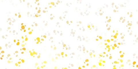 Light orange vector pattern with abstract shapes.