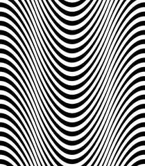 Seamless pattern 3D. Abstract fashion volume texture. Geometric monochrome template.