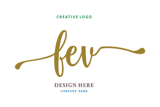 FEV lettering logo is simple, easy to understand and authoritative
