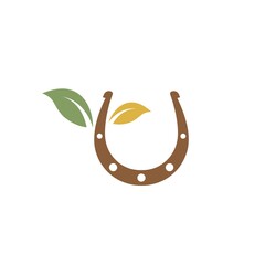 horse shoe  icon vector illustration
