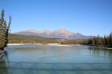 Warm October On The Athabasca, Jasper National Park, Alberta