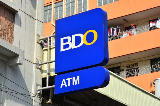 BDO bank sign in Manila, Philippines