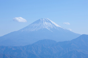 Fototapeta premium 櫛形山からの富士山