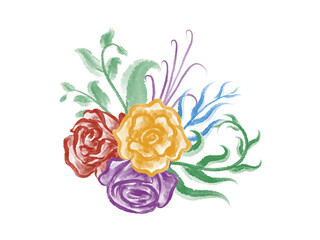 Flowers Watercolor. watercolor flower. use for greeting cards, frames, mugs, shopping bags, wall art, phone boxes, wedding invitations, stickers, decorations, and t-shirts