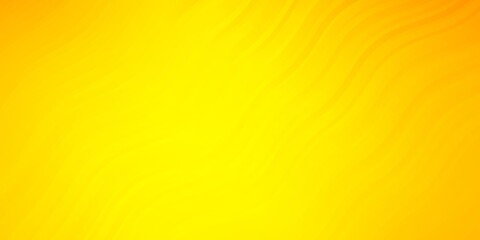 Light Orange vector background with bent lines.