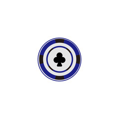 casino equipment icon vector symbol