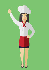 Cool lady chef