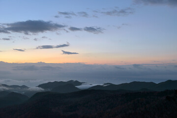 知床峠から見た雲海（北海道・知床）