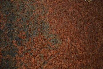 Rusty metal texture.  Meta covered with red rust. 