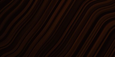 Dark Brown vector background with bows.
