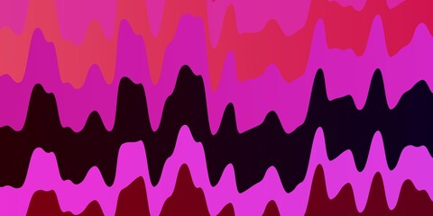 Light Pink, Yellow vector layout with circular arc.