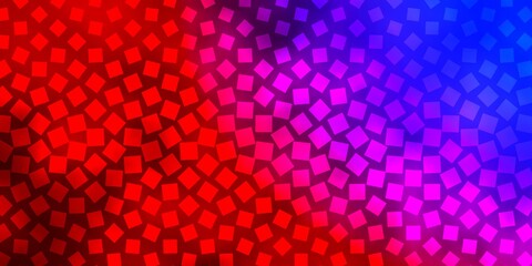 Light Blue, Red vector background in polygonal style.