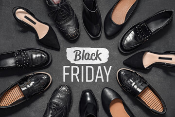 Female shoes and text 