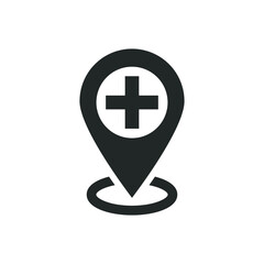 Hospital location icon