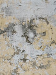 Plaster patches on old concrete wall